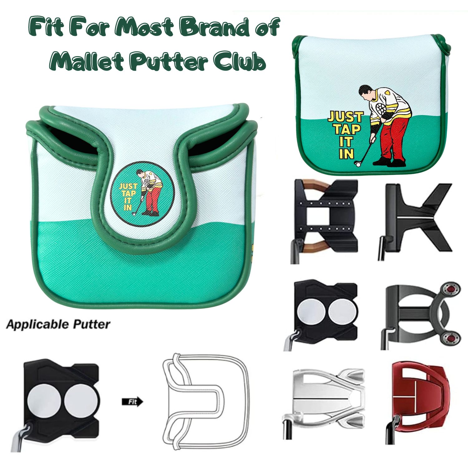Funny PU Leather Golf Putter C - Women'S Golf Accessories 评论和价格