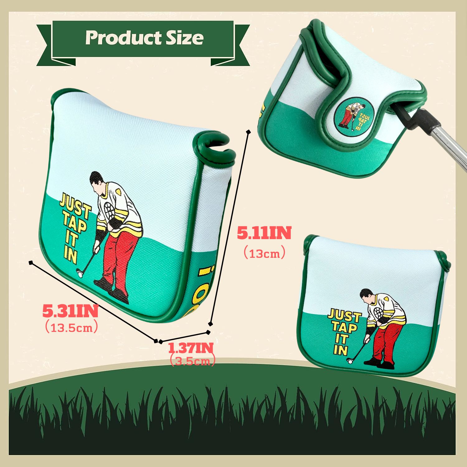 Funny PU Leather Golf Putter C - Women'S Golf Accessories 评论和价格