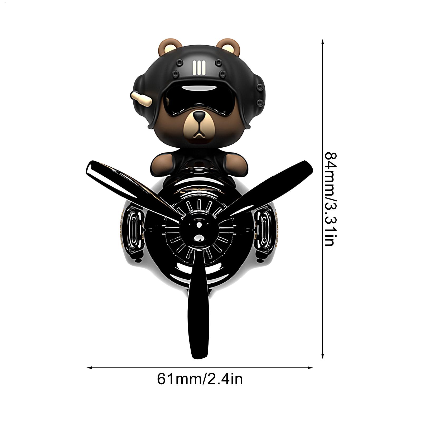 Rotating pilot bear ornaments  - Women Accessories Outlet 评论和价格