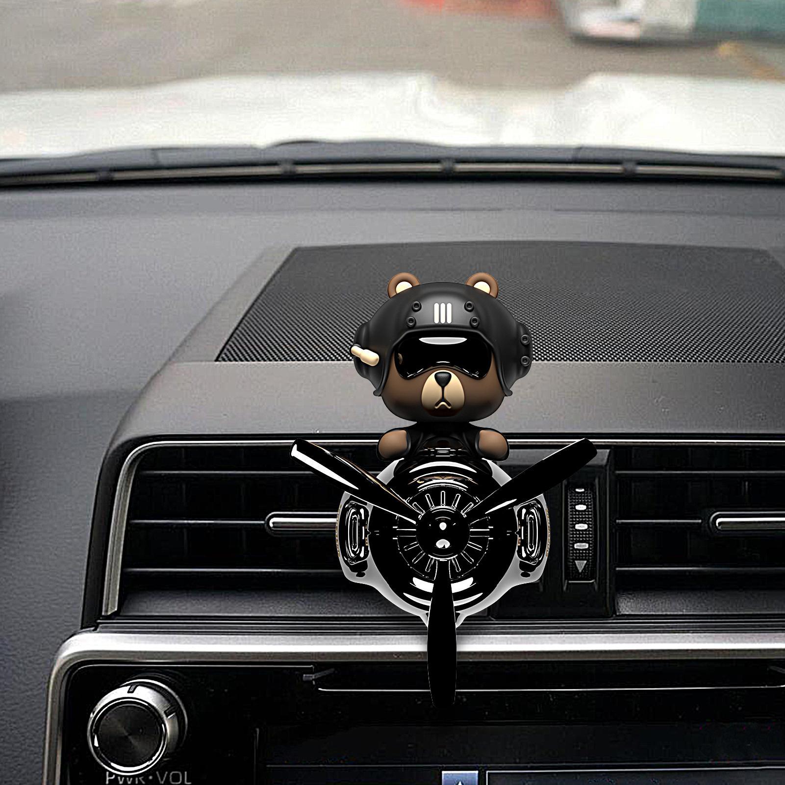 Rotating pilot bear ornaments  - Women Accessories Outlet 评论和价格