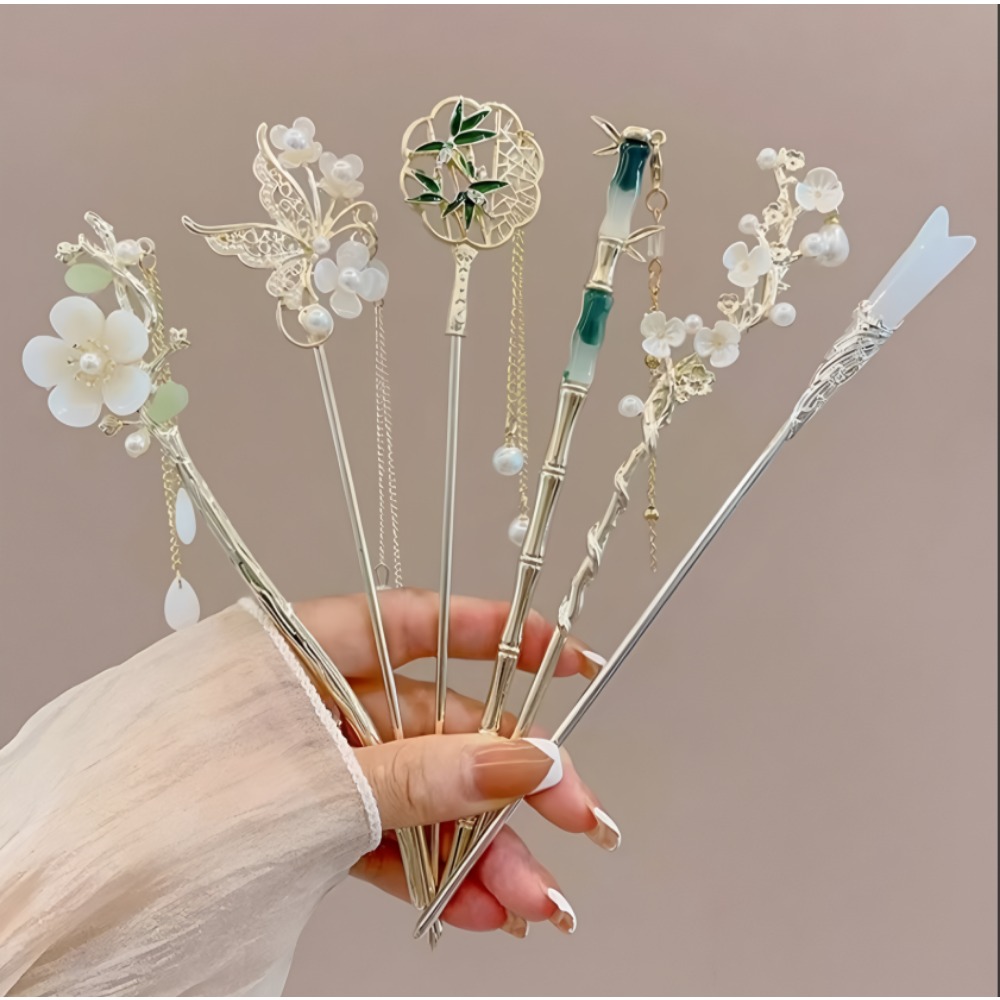 1/6pcs Elegant Chinese Style T - Women'S Accessories Designer 评论和价格