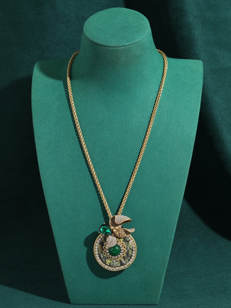 Vintage Round Green Natural St - Women'S Accessories Trends 2026 评论和价格