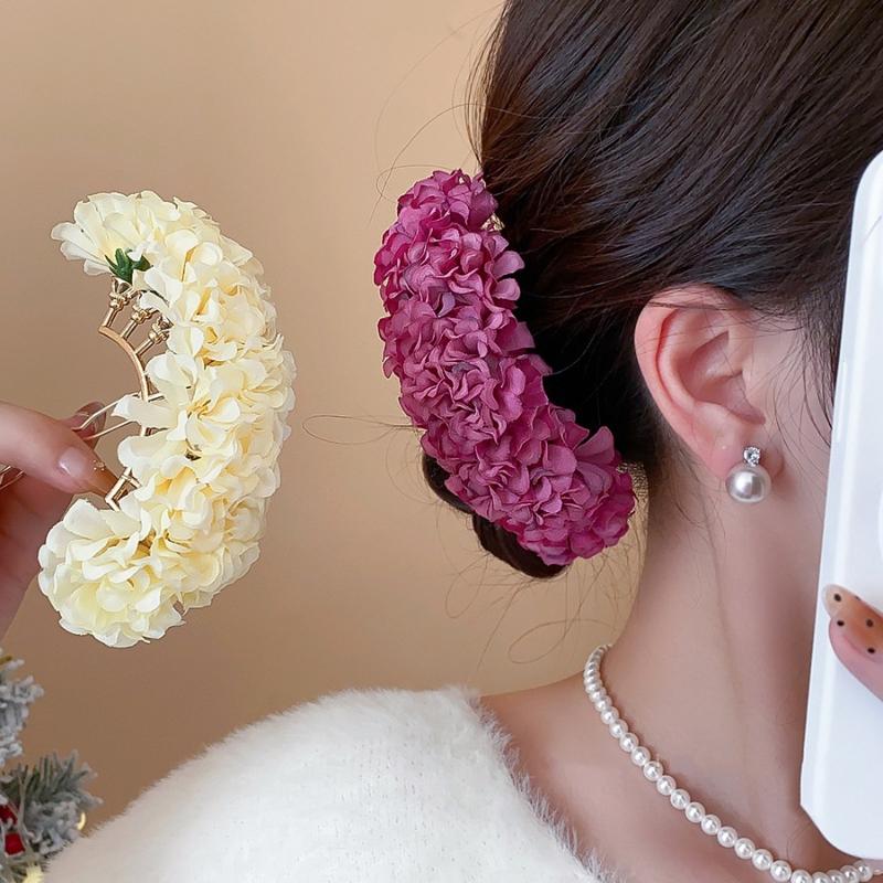 1pc Pastoral Purple Yellow Flo - Women'S Yellow Accessories 评论和价格