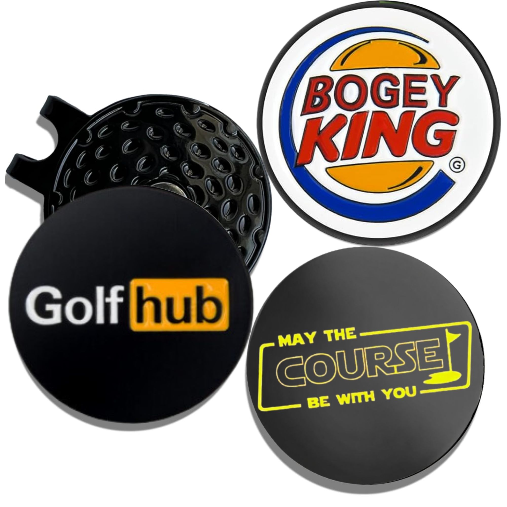3 Pcs Funny Golf Ball Markers  - Women'S Golf Accessories 评论和价格