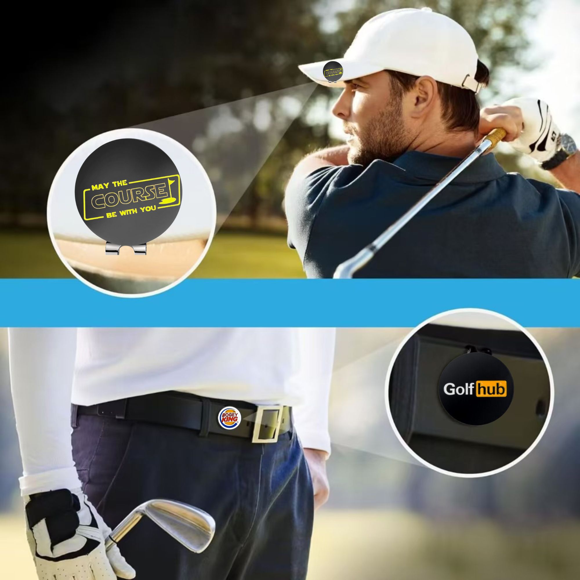 3 Pcs Funny Golf Ball Markers  - Women'S Golf Accessories 评论和价格