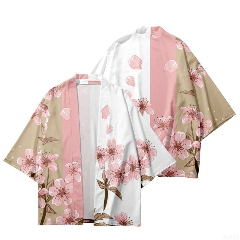 Summer Women Flower Print Kimo - Women'S Kimono Accessories 评论和价格