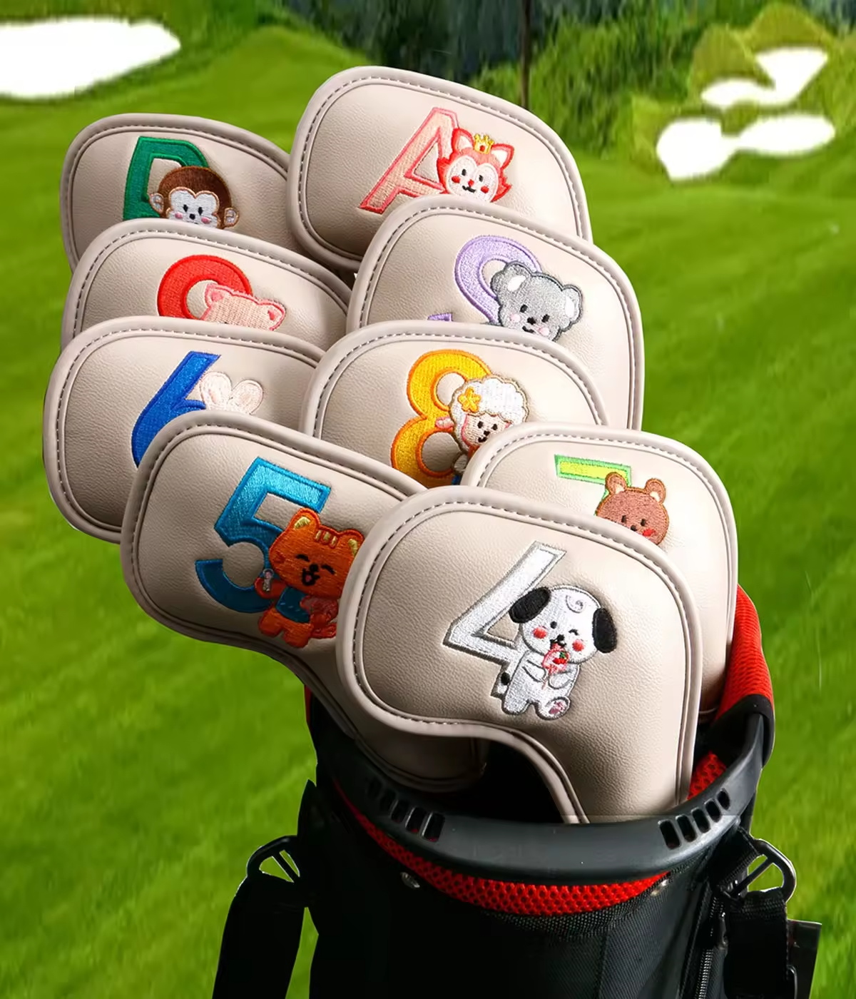 9Pcs Cute Cartoon Animal Golf  - Women'S Golf Accessories 评论和价格