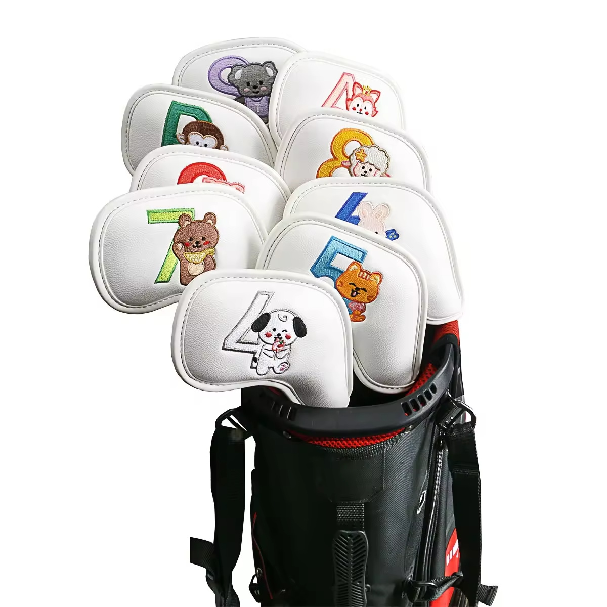 9Pcs Cute Cartoon Animal Golf  - Women'S Golf Accessories 评论和价格