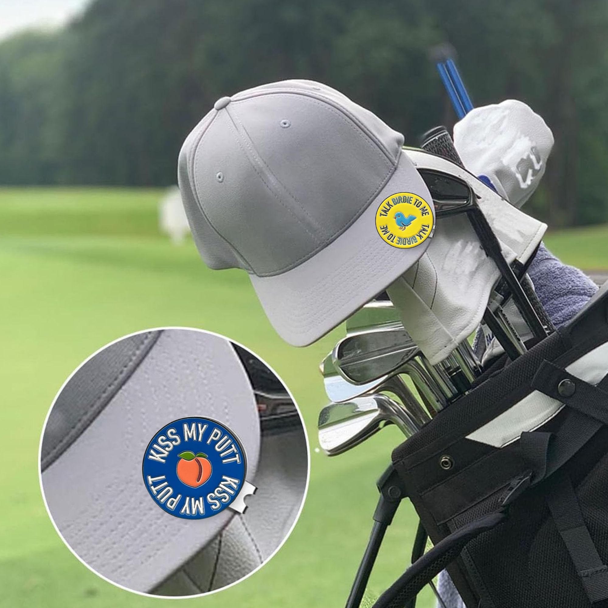 2 counts golf markers Talk Bir - Women'S Golf Accessories 评论和价格