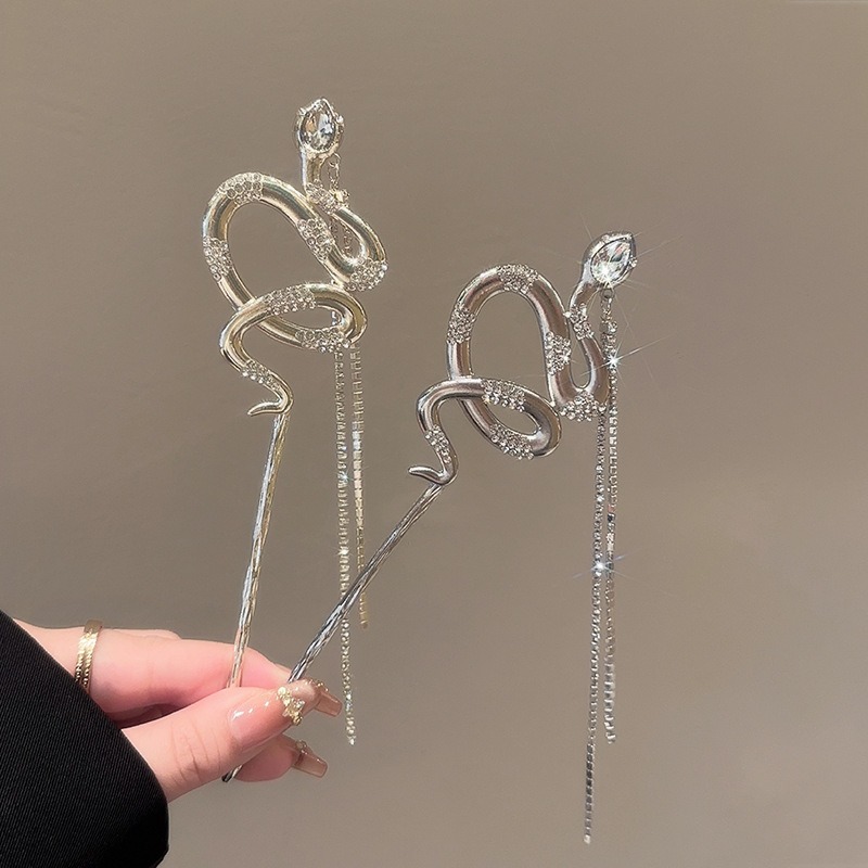 1pc Snake Hair Sticks Tone Ser - Women'S Accessories Designer 评论和价格