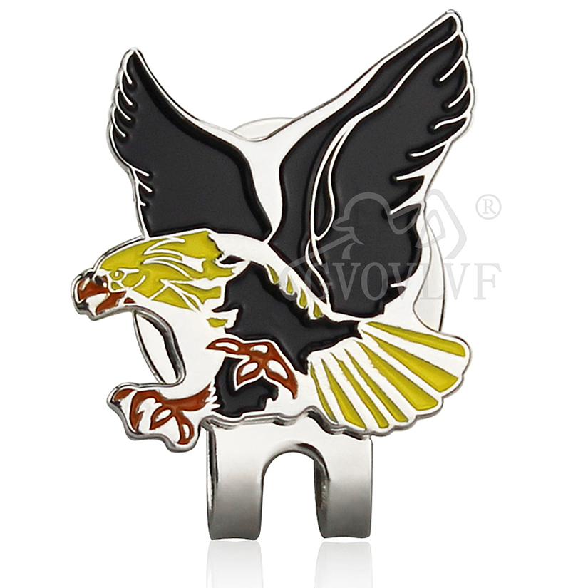 1pc Yellow Eagle Golf Hat Clip - Women'S Golf Accessories 评论和价格