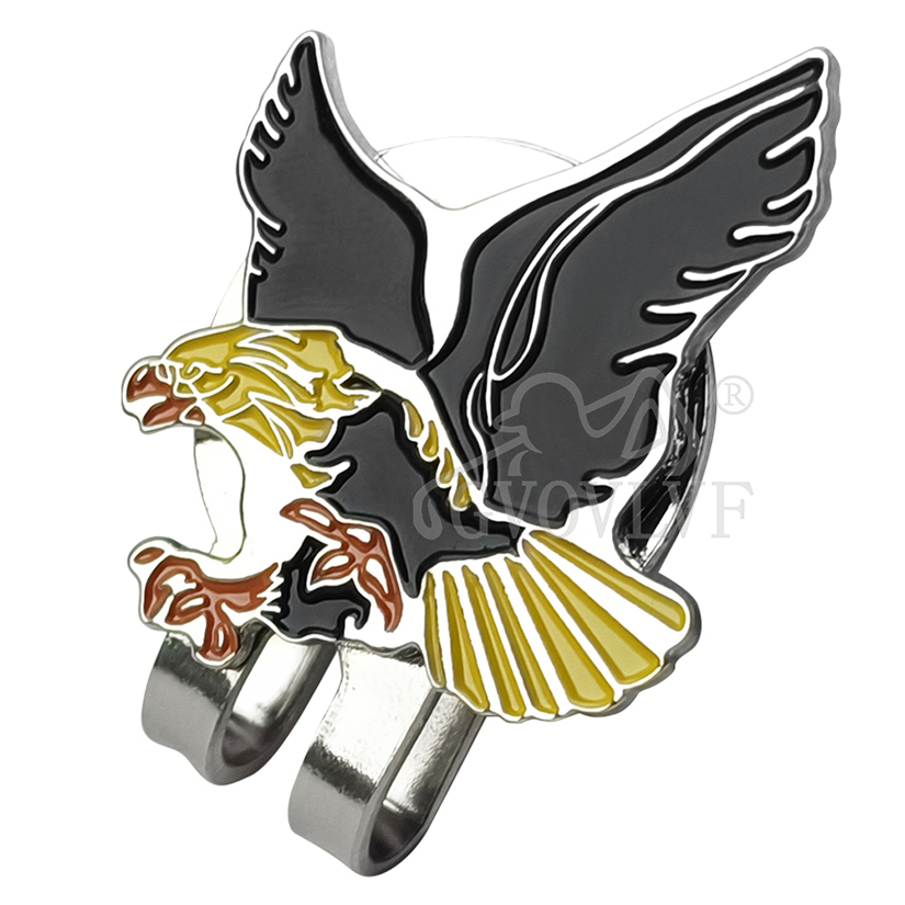 1pc Yellow Eagle Golf Hat Clip - Women'S Golf Accessories 评论和价格