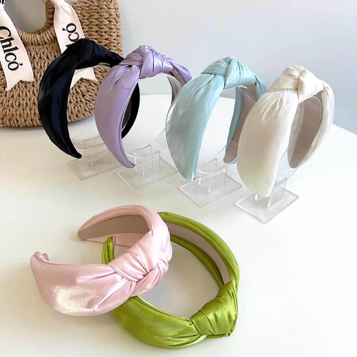 Elegant Silk Satin Headband fo - Women Accessories Shop Design 评论和价格