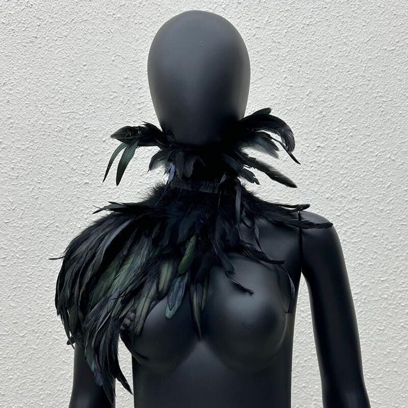 Amazon 11 Colors Gothic Feathe - Women Accessories In Amazon 评论和价格