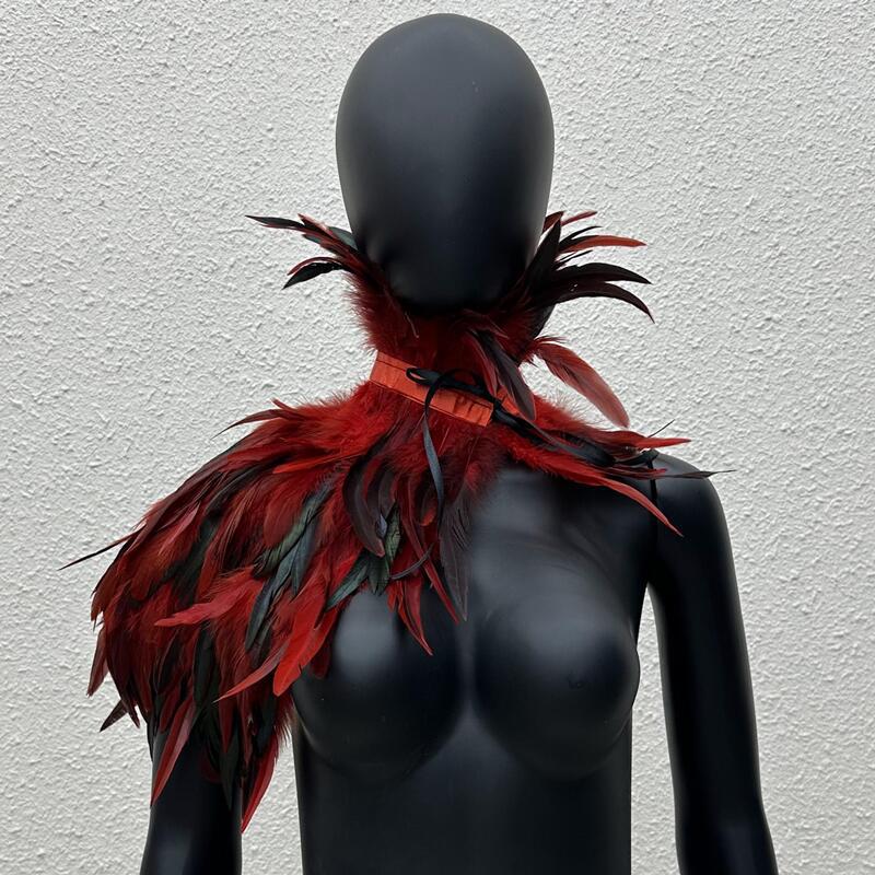 Amazon 11 Colors Gothic Feathe - Women Accessories In Amazon 评论和价格